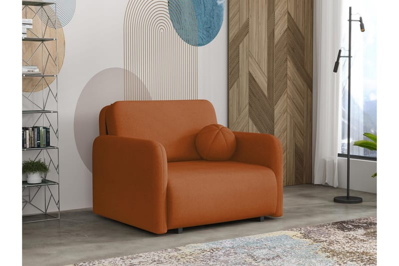 Ajmeri Bäddsoffa 2-sits - Orange - Möbler - Vardagsrum - Bäddsoffor