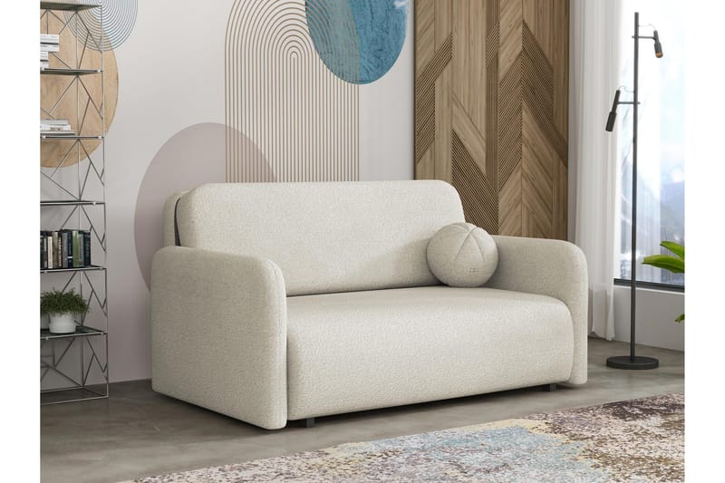 Ajmeri Bäddsoffa 3-sits i Bouclé, Beige