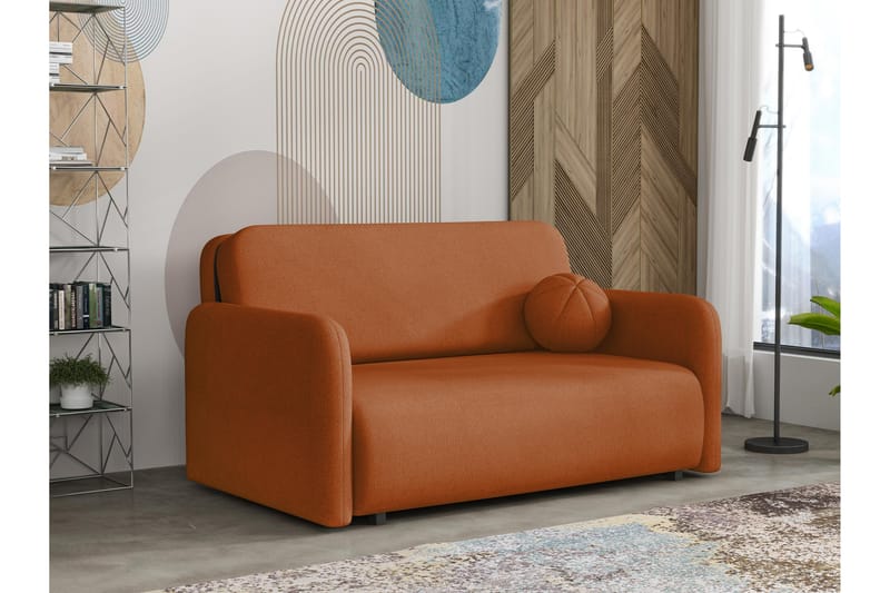 Ajmeri Bäddsoffa 3-sits - Orange - Möbler - Vardagsrum - Bäddsoffor