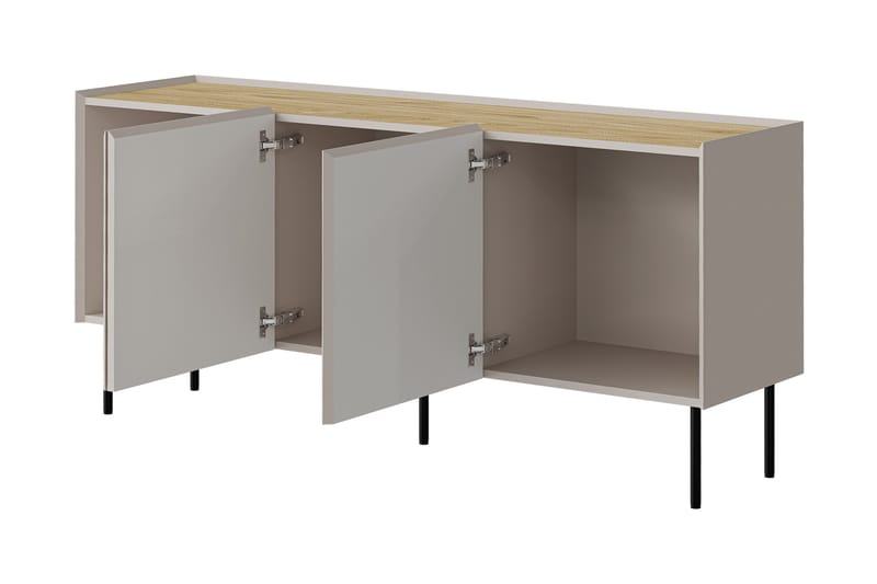 Akie Möbelset För Vardagsrum - Beige - Möbler - Vardagsrum - Möbelset för vardagsrum