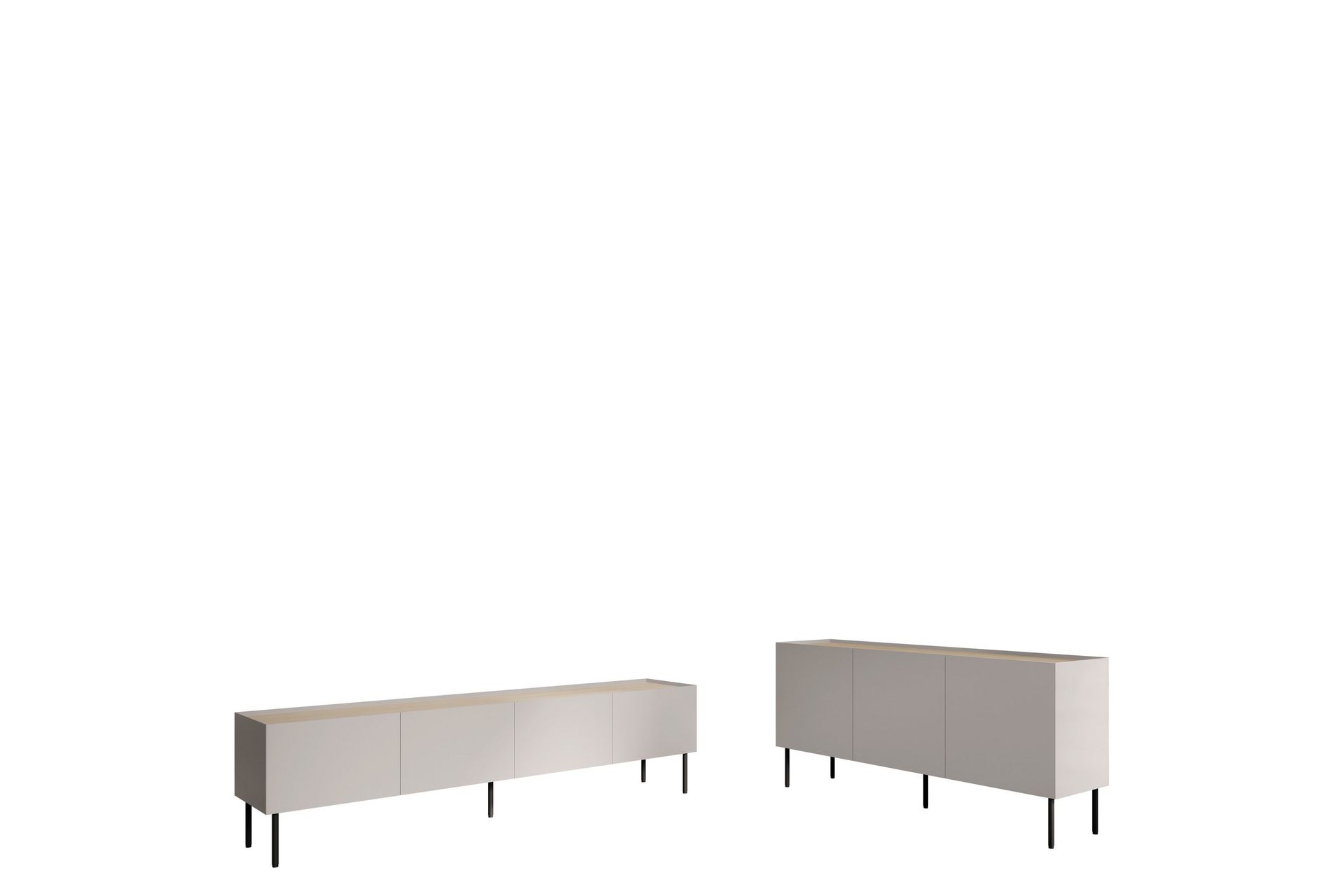 Akie Möbelset För Vardagsrum - Beige - Möbler - Vardagsrum - Möbelset för vardagsrum