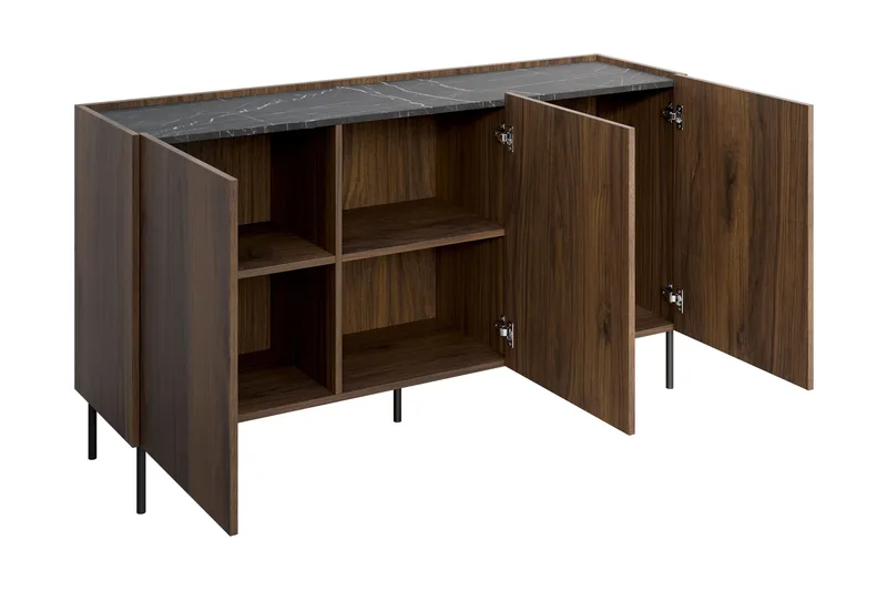 Akihito Möbelset För Vardagsrum - Brun - Möbler - Vardagsrum - Möbelset för vardagsrum