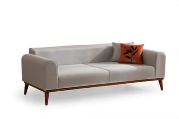 Akio Bäddsoffa 4-sits - Creme - Möbler - Vardagsrum - Bäddsoffor - 4-sits bäddsoffa