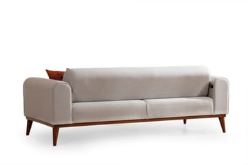 Akio Bäddsoffa 4-sits - Creme - Möbler - Vardagsrum - Bäddsoffor - 4-sits bäddsoffa
