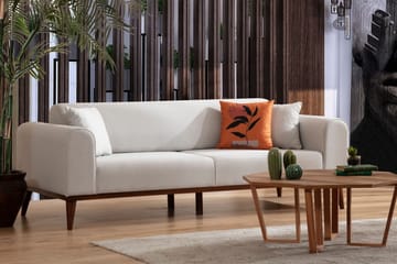 Akio Bäddsoffa 4-sits - Creme - Möbler - Vardagsrum - Bäddsoffor - 4-sits bäddsoffa
