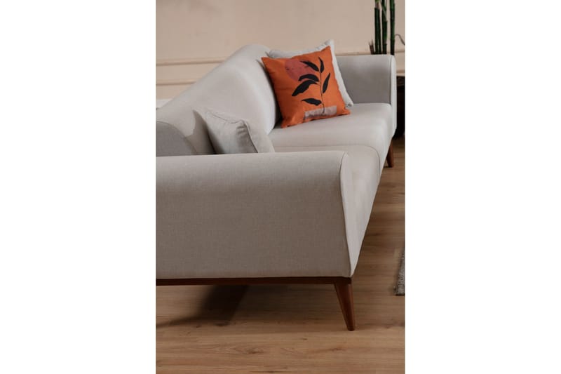 Akio Bäddsoffa 4-sits - Creme - Möbler - Vardagsrum - Bäddsoffor - 4-sits bäddsoffa