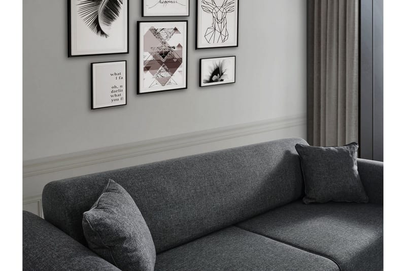 Akio Bäddsoffa 4-sits - Ljusgrå - Möbler - Vardagsrum - Bäddsoffor - 4-sits bäddsoffa