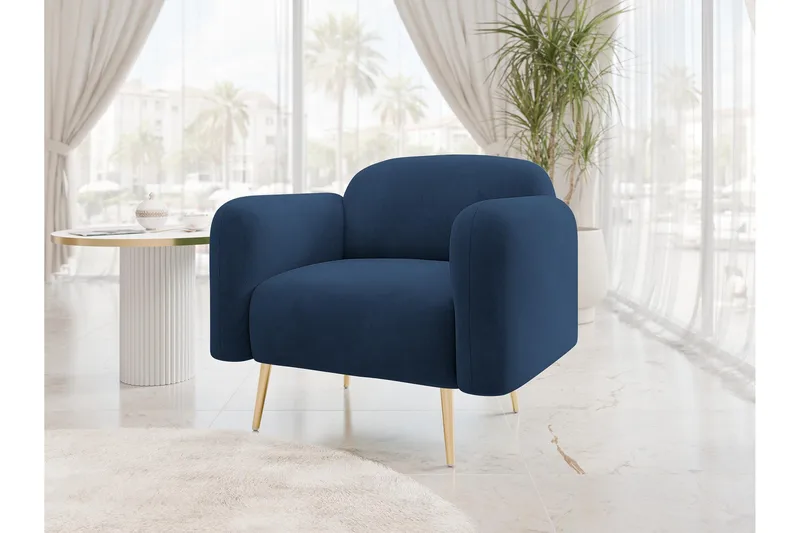 Alros Fåtölj - Marinblå - Möbler - Vardagsrum - Fåtöljer