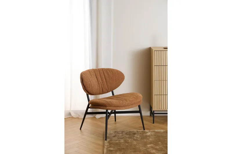 Alzirr Loungefåtölj - Brun - Möbler - Vardagsrum - Fåtöljer