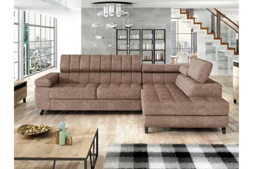 Amshyttan Bäddsoffa m. Schäslong 3-sits