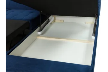 Amshyttan Bäddsoffa m. Schäslong 3-sits - Brun - Möbler - Vardagsrum - Bäddsoffor