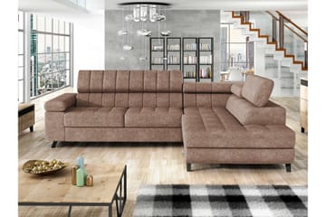 Amshyttan Bäddsoffa m. Schäslong 3-sits