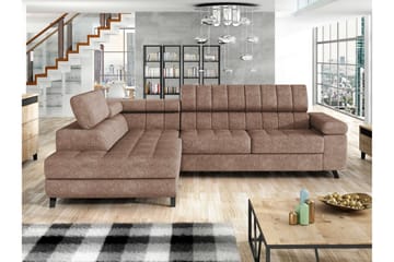Amshyttan Bäddsoffa m. Schäslong 3-sits