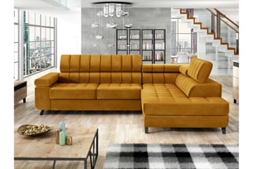 Amshyttan Bäddsoffa m. Schäslong 3-sits