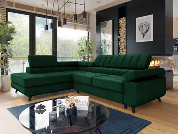Amshyttan Bäddsoffa med Schäslong 4-sits