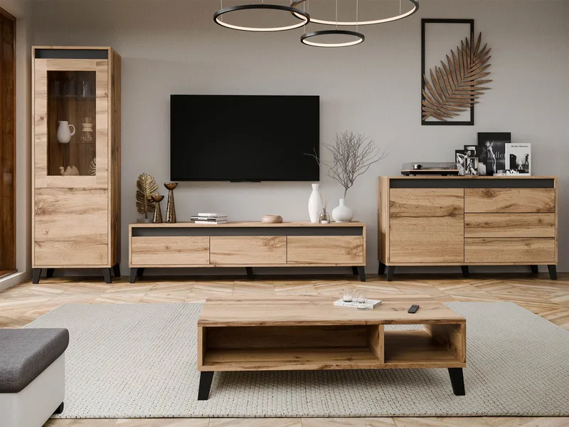 Amshyttan Möbelset För Vardagsrum - Brun/Svart - Möbler - Vardagsrum - Möbelset för vardagsrum