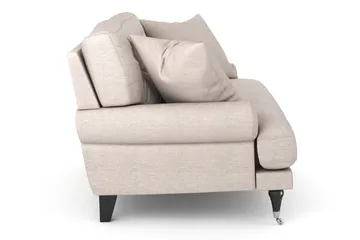 Andrew Loveseat - Beige/Krom - Möbler - Vardagsrum - Fåtöljer