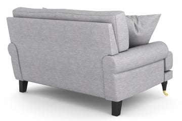 Andrew Loveseat - Ljusgrå/Mässing - Möbler - Vardagsrum - Fåtöljer
