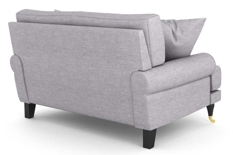 Andrew Loveseat - Ljusgrå/Mässing - Möbler - Vardagsrum - Fåtöljer