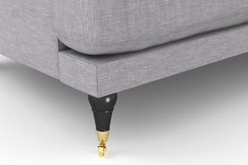 Andrew Loveseat - Ljusgrå/Mässing - Möbler - Vardagsrum - Fåtöljer