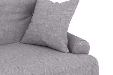 Andrew Loveseat - Ljusgrå/Mässing - Möbler - Vardagsrum - Fåtöljer