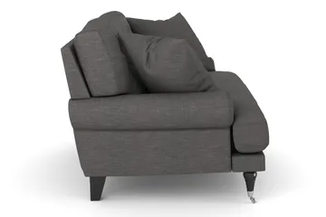 Andrew Loveseat - Mörkgrå/Krom - Möbler - Vardagsrum - Fåtöljer