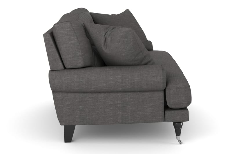 Andrew Loveseat - Mörkgrå/Krom - Möbler - Vardagsrum - Fåtöljer