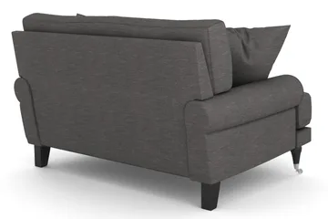 Andrew Loveseat - Mörkgrå/Krom - Möbler - Vardagsrum - Fåtöljer