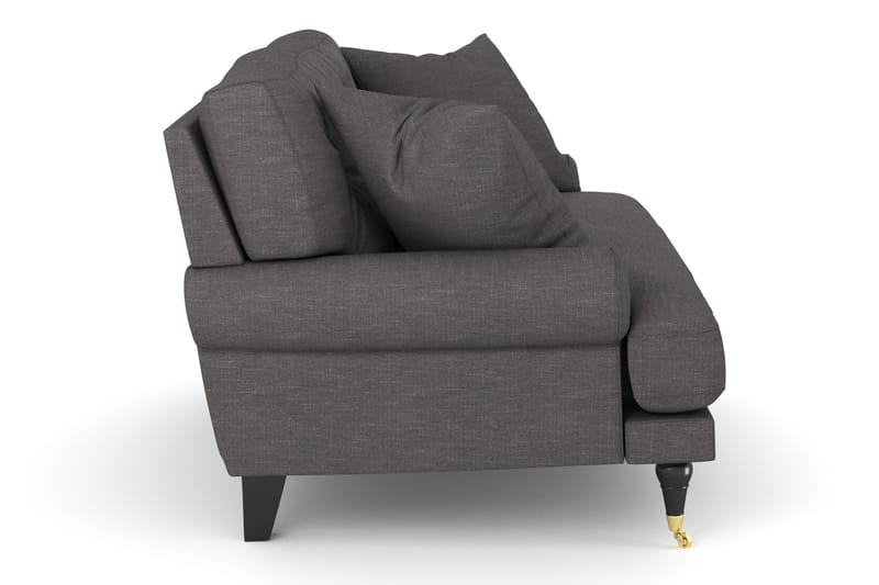Andrew Loveseat - Mörkgrå/Mässing - Möbler - Vardagsrum - Fåtöljer
