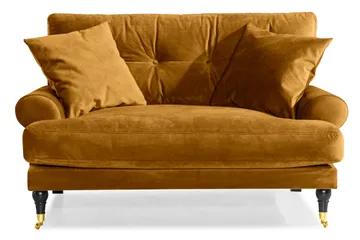 Andrew Loveseat Sammet - Amber/Mässing - Möbler - Vardagsrum - Fåtöljer