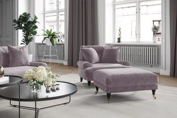 Andrew Loveseat Sammet - Lila/Mässing - Möbler - Vardagsrum - Fåtöljer