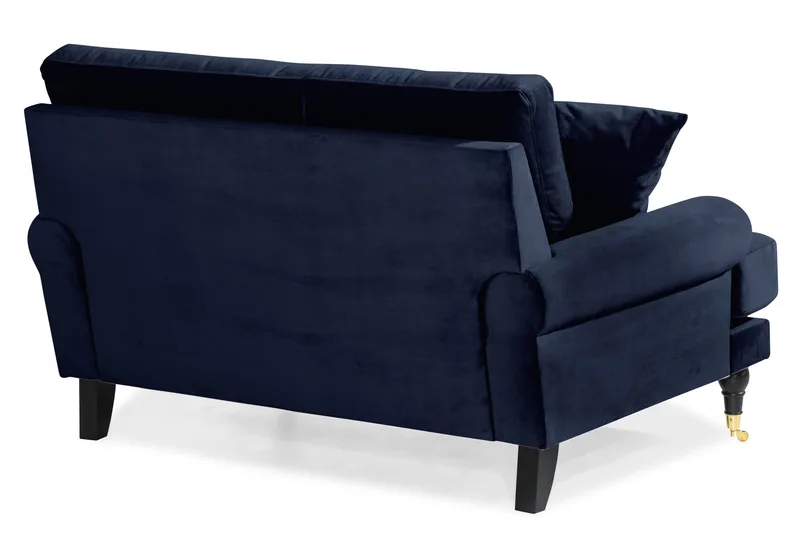 Andrew Loveseat Sammet - Midnattsblå/Mässing - Möbler - Vardagsrum - Fåtöljer