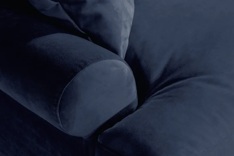Andrew Loveseat Sammet - Midnattsblå/Mässing - Möbler - Vardagsrum - Fåtöljer