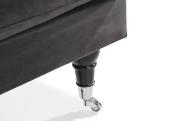 Andrew Loveseat Sammet - Mörkgrå/Krom - Möbler - Vardagsrum - Fåtöljer