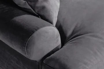 Andrew Loveseat Sammet - Mörkgrå/Krom - Möbler - Vardagsrum - Fåtöljer