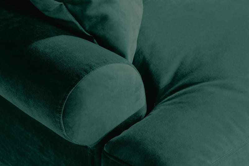 Andrew Loveseat Sammet - Mörkgrön/Krom - Möbler - Vardagsrum - Fåtöljer