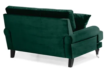 Andrew Loveseat Sammet - Mörkgrön/Krom - Möbler - Vardagsrum - Fåtöljer