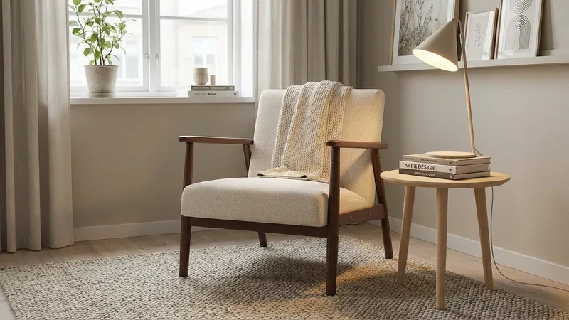 Ängsbro Fåtölj - Beige - Möbler - Vardagsrum - Fåtöljer