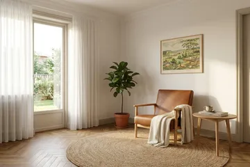 Ängsbro Fåtölj PU - Brun - Möbler - Vardagsrum - Fåtöljer