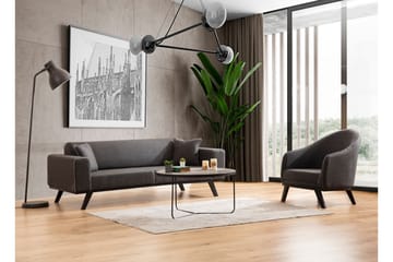 Arioch Bäddsoffa 4-sits - Antracit - Möbler - Vardagsrum - Bäddsoffor - 4-sits bäddsoffa