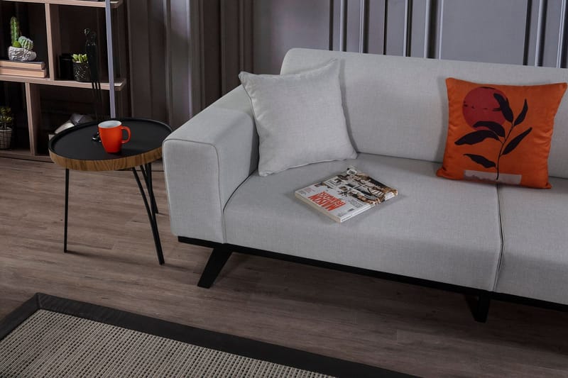 Arioch Bäddsoffa 4-sits - Ljusgrå - Möbler - Vardagsrum - Bäddsoffor - 4-sits bäddsoffa