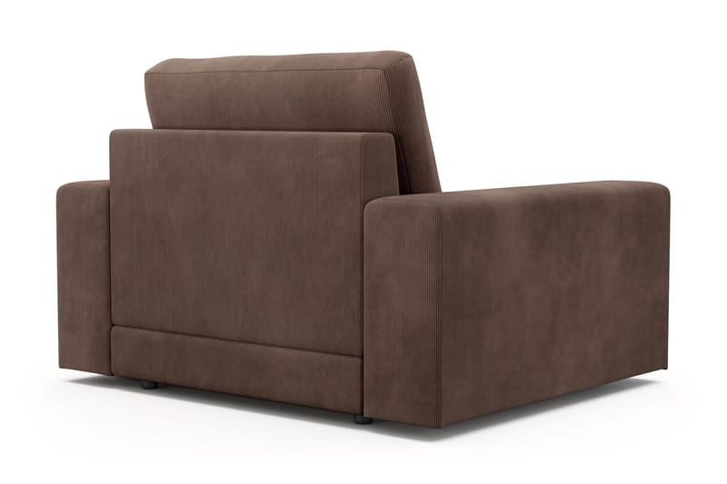 Arken Lyx Djup Fåtölj i Manchester - Brun - Möbler - Vardagsrum - Fåtöljer