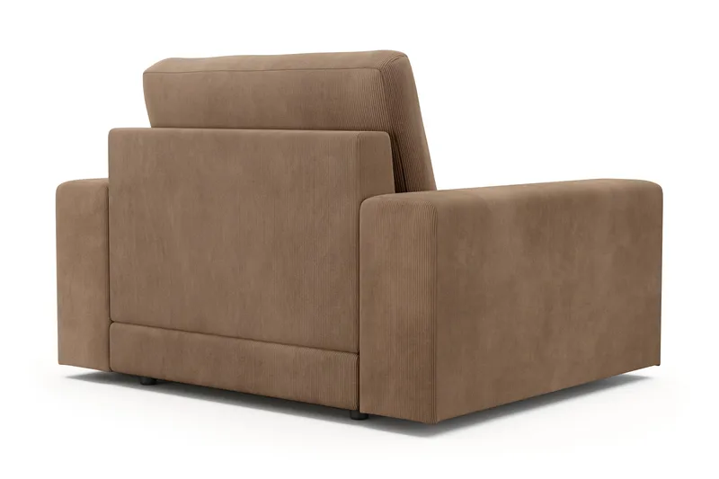 Arken Lyx Djup Fåtölj i Manchester - Brun - Möbler - Vardagsrum - Fåtöljer