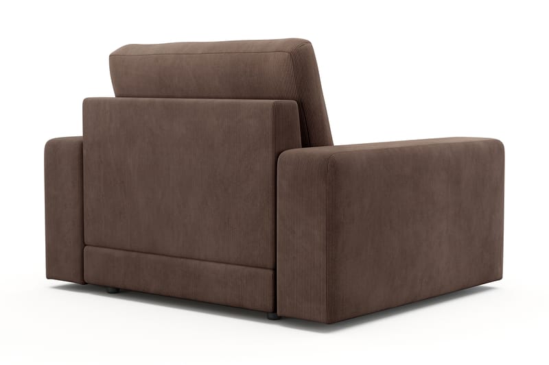 Arken Lyx Djup Fåtölj i Manchester - Brun - Möbler - Vardagsrum - Fåtöljer