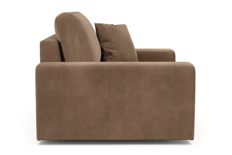 Arken Lyx Djup Fåtölj i Manchester - Brun - Möbler - Vardagsrum - Fåtöljer