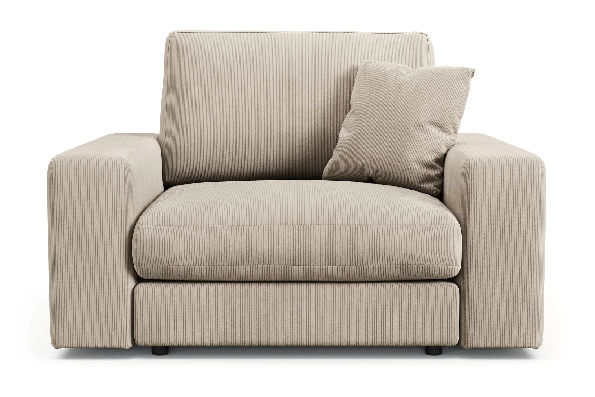 arken lyx djup fåtölj i manchester - greige