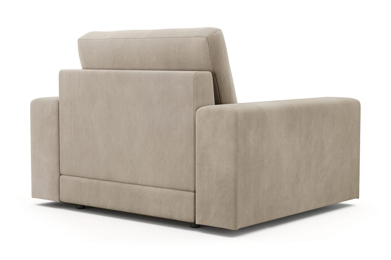 Arken Lyx Djup Fåtölj i Manchester - Greige - Möbler - Vardagsrum - Fåtöljer