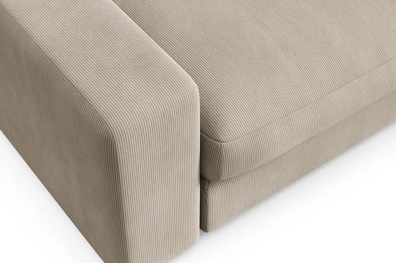 Arken Lyx Djup Fåtölj i Manchester - Greige - Möbler - Vardagsrum - Fåtöljer