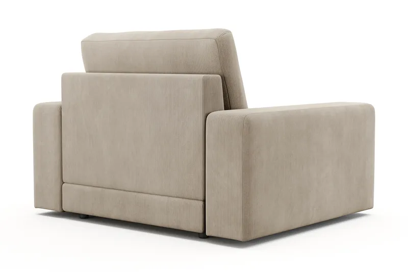 Arken Lyx Djup Fåtölj i Manchester - Greige - Möbler - Vardagsrum - Fåtöljer