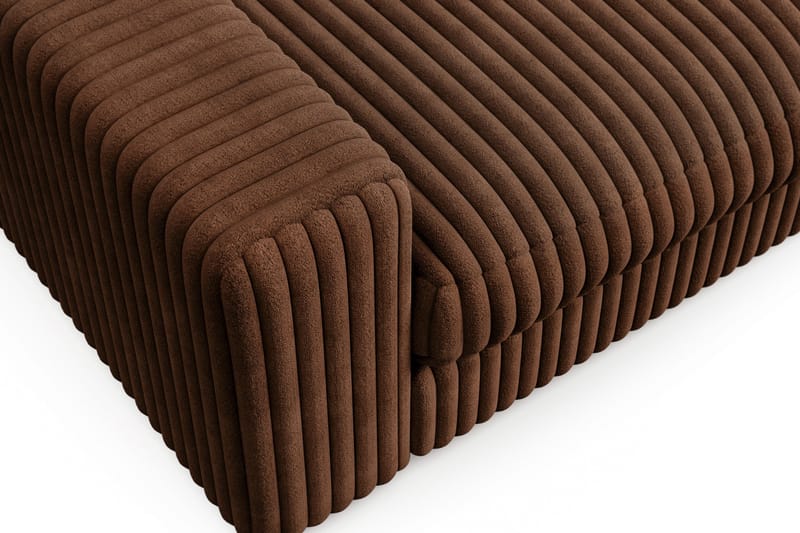 Arken Lyx Djup Fåtölj i Manchester - Mörkbrun - Möbler - Vardagsrum - Fåtöljer